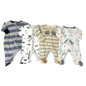 Newborn footie lot